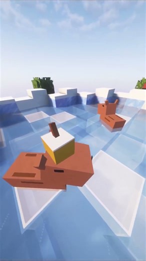 Minecraft capybara pond from PEAK. :)