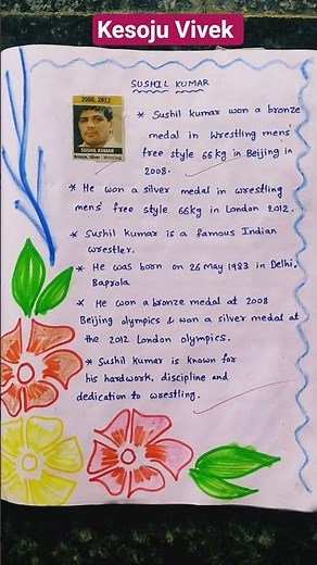 9 class fa-1 English project work Sushil kumar