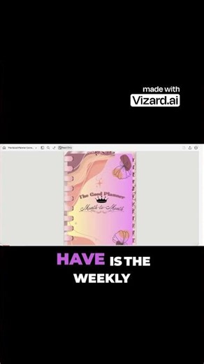 How to use your good planner!