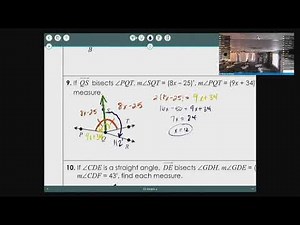 Angle Addition Postulate Homework