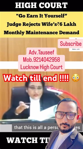 Court said- “Go earn it yourself!” #shorts #shortsfeed #youtubeshorts #highcourt #motivation