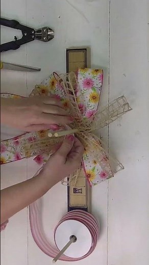 Quick and Easy Designer Bow for Easter