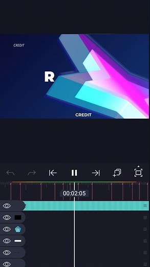 Credit scene #motiongraphics #alightmotion