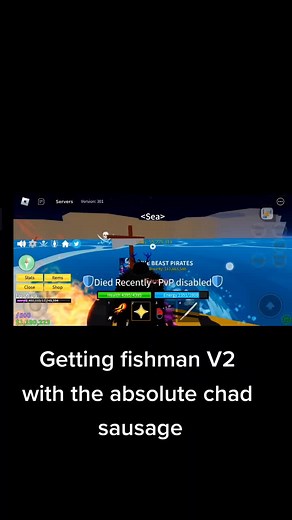 Blox Fruits Fishman V2 Tutorial: Level 850 & 500k Beli Guide