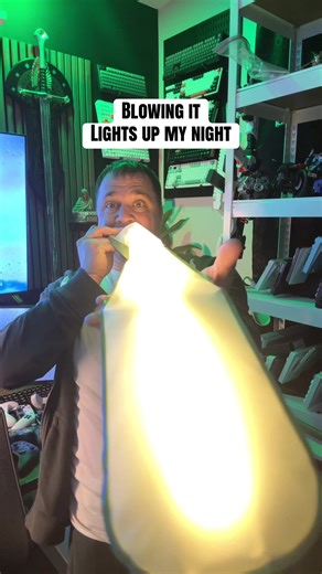 Waterproof inflatable camping light perfect camping light for the campsite or to pack up and fold the way and take with you hiking fishing or hunting