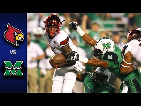 Louisville vs. Marshall Football Highlights (2016)