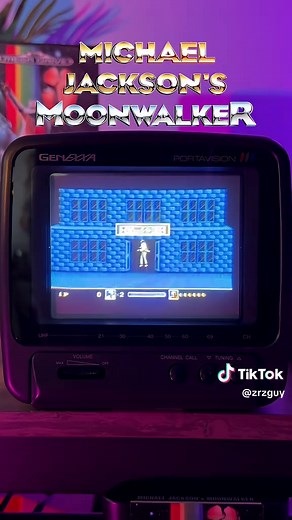 Gameplay of Michael Jackson’s Moonwalker (1990) Sega Genesis / Mega Drive on a mini CRT! #Moonwalker #SegaMegaDrive #Genesis #MichaelJackson #RetroGaming