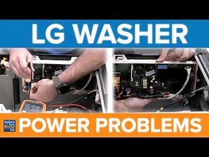How To Test And Replace an LG Front Load Washer Main PCB