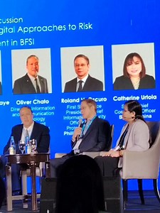 1K views · 11 reactions | Email is still the top gateway for cyberattacks, according to Roland Oscuro, first senior vice president at Philippine National Bank. Speaking at the BFSI Innovation and Technology Summit in Manila, he said most threats can be avoided with basic due diligence, cutting risks by up to 90%. #PhilippinesToday #ExitoBFSIPhilippines | Philippines Today | Facebook