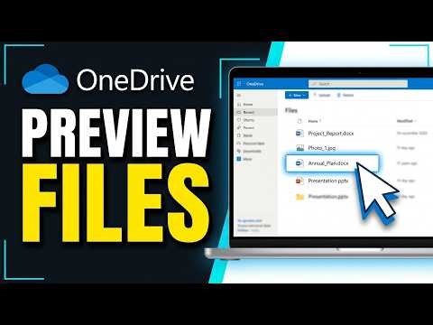 How to Preview Files in OneDrive 2026 (Complete Guide)
