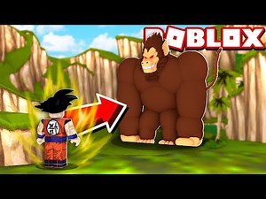 ME TRANSFORMEI EM OOZARU O MACACO GIGANTE NO ROBLOX!! (Dragon Ball)
