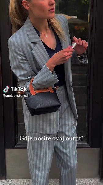 Ovaj outfit te čeka u AMBER dućanu🥰 A ti samo moraš napisati gdje ga nosiš🤭 #outfit #style #fashion #outfitoftheday #fashioninspiration #fashiontiktok #fyp #f #musthave #outfitinspo #discover #shopnow