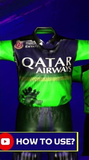 RCB new jersey# game changer 5