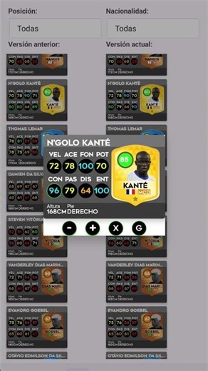 Kante MAX LEVEL #dls #dls26 #dlscreator #fifa #fifamobile