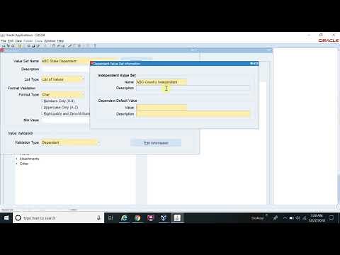 Training for Value Set with scenario in Oracle R12 - Part 7