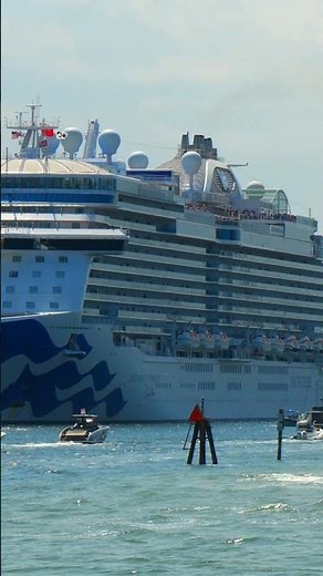 Enchanted Princess Cruise Ship (front view)