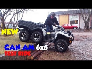 The New Can Am 6x6 Outlander 1000 XT ATV test ride