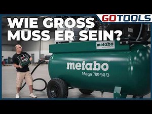 Buying a compressor? These are the sizes you really need #Metabo explains