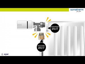 Radapt, le raccord adaptateur de diamètre pour vos robinets de radiateur