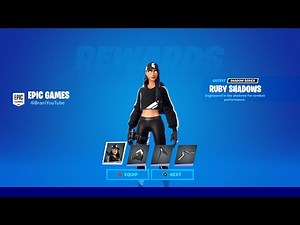 HOW TO GET NEW RUBY SHADOWS SKIN IN FORTNITE!