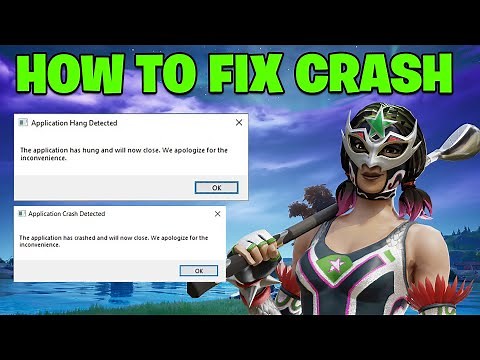 How to Fix Crashes In Fortnite On PC In Chapter 2 Season 5 ✅ Fix Application Crash Detected