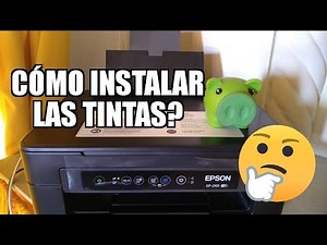 Cómo instalar las tintas en la Epson XP 2101