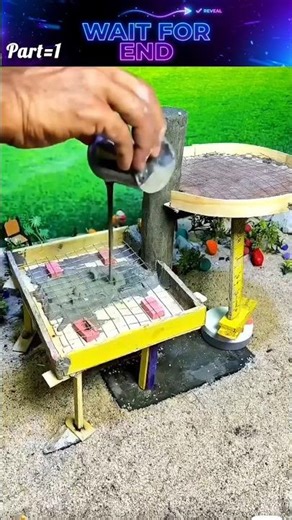Amazing Mini Modern House With Pool 😍 Wait For End #shorts