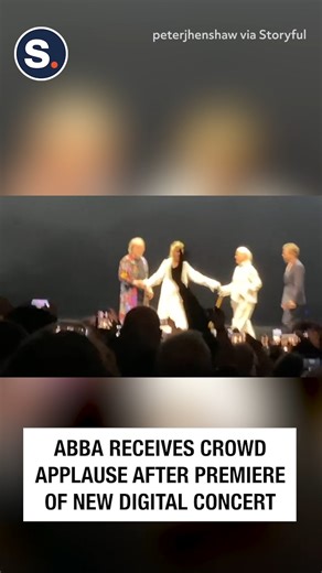 40K views · 3.3K reactions | Pop superstars ABBA made an in-person appearance at the premiere of their ABBA Voyage show, in which digital avatars of the band members perform! Credit: peterjhenshaw via Storyful | storyful | Facebook