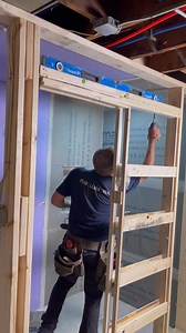 Installing a pocket door 🤩⭐️🌟👊👍🔥💪 #DIY #homeimprovement #bathroomremodel #bathroomremodelingteacher #contractor | Bathroom Remodeling Teacher