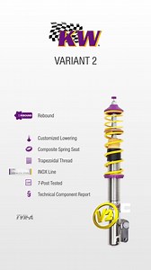 The KW Variant 2 Coilovers are the perfect solution for drivers who...