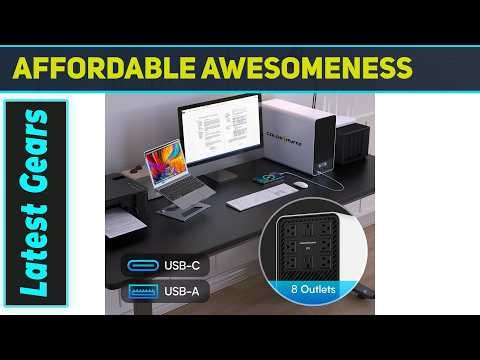 GOLDENMATE 1500VA/1000W Lithium UPS – Best Battery Backup and Surge Protection