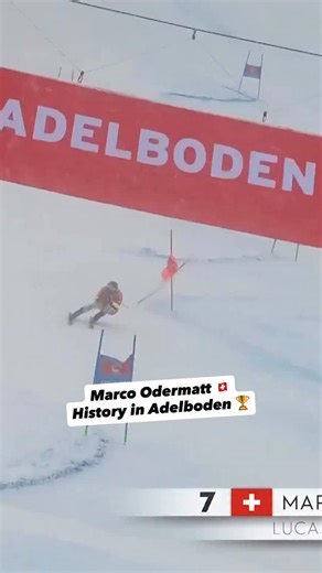 Marco Odermatt’s amazing winning run in Adelboden! 🏆 History made today… five in a row and counting! 🇨🇭 #FISAlpine #WorldCupAdelboden | FIS Alpine World Cup Tour