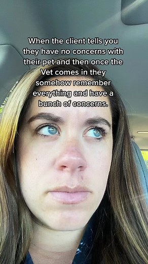 Fyi the vets dont like to be surprised when they think its just an annual exam. #clientsbelike #veterinarian #veterinarytechnician #vettechtok #vetmed #vettechlife #vettechproblems #vetappointment