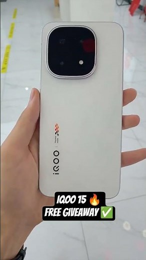 🔥 iQOO 15 Giveaway 2025 | Win the NEW iQOO 15 5G Smartphone for FREE! 🚀