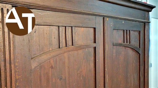 Restoring a 110-year-old wardrobe