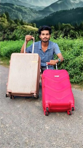 Mini suitcase and big suitcase😮 #unboxing