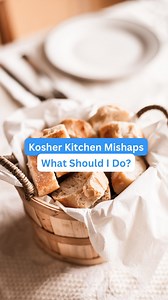I washed for bread at a wedding but later realized I forgot to bentch. Now it’s been more than 72 minutes—what should I do?🥖⬇️ 👉🏼Watch as Rabbi Gersten, recorder of OU psak and policy, explains the answer in the latest episode of our popular series: Kosher Kitchen Mishaps. #kosher #kashrut #halacha #orthodox #oukosher | OU Kosher