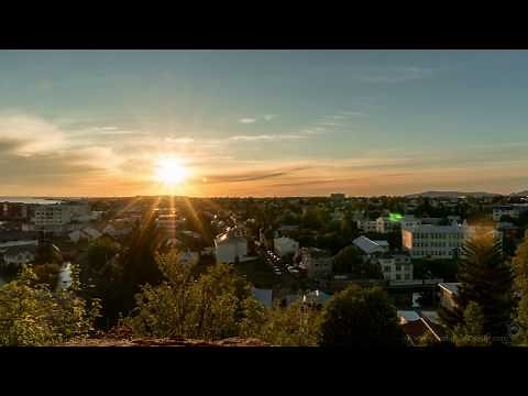 Sunset at Midnight in Iceland - 4K Time-lapse!