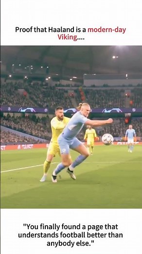 Haaland is actually built different...(Viking Mode) #halland #fifa
