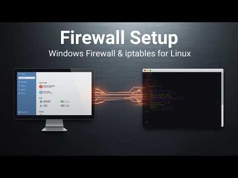 Setup Firewall in Windows and Linux