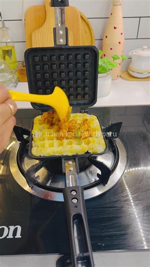 ‏Chicken Waffles #cooking