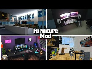 How To Download Furniture Mod In Minecraft Pe 1.21+ 🔥