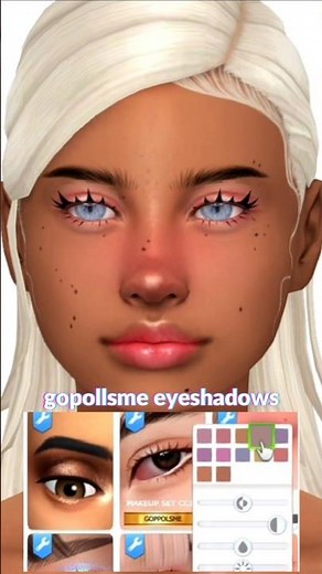 New makeup cc finds 💖 💄 #sims4 #sims4cc #thesims4 #fyp #fypシ゚ #sims4cas