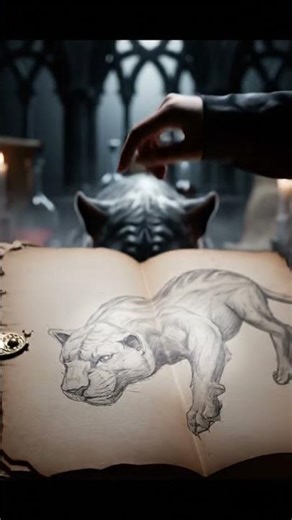 Cinematic Gothic Animals Come to Life – Dark Magical Creatures #shorts