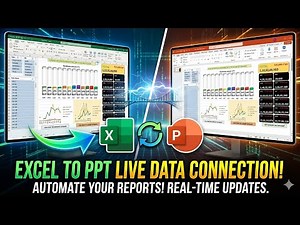 How to Connect Excel to Powerpoint | Connect Excel to PPT
