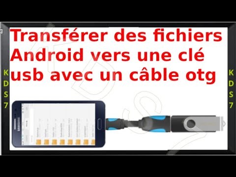 Copy files from a mobile, Android tablet to a USB key