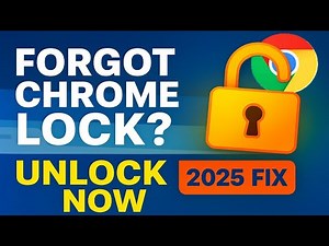 ✅ [Solved 2025] Forgot Chrome Lock Password | Disable Chrome Lock Extension Without Resetting PC