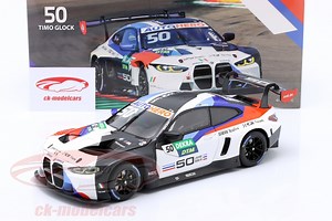 BMW M4 GT3 #50 Imola DTM 2022 Timo Glock 1:18 Minichamps