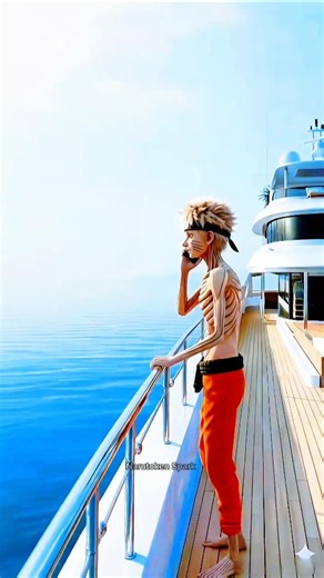 Naruto's Underwater Adventure | From Weak to Powerful 💪 #shirts #anime #naruto