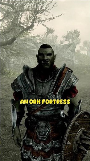😱 A Secret Detail of Orc Fortresses in Skyrim #shorts #skyrim #gameplay